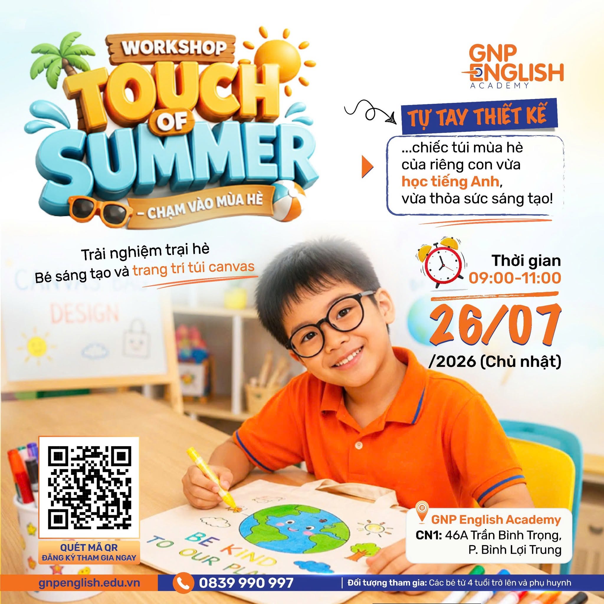 WORKSHOP TOUCH OF SUMMER – CHẠM VÀO MÙA HÈ 